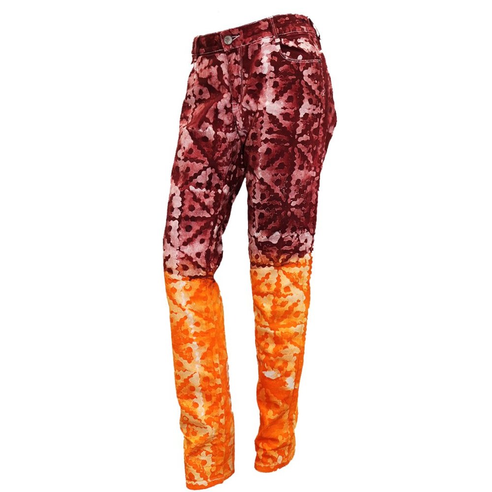 Denim Life by Pimkie 2 Tone TyeDye Boho Tapered Denim Jeans 30/32
